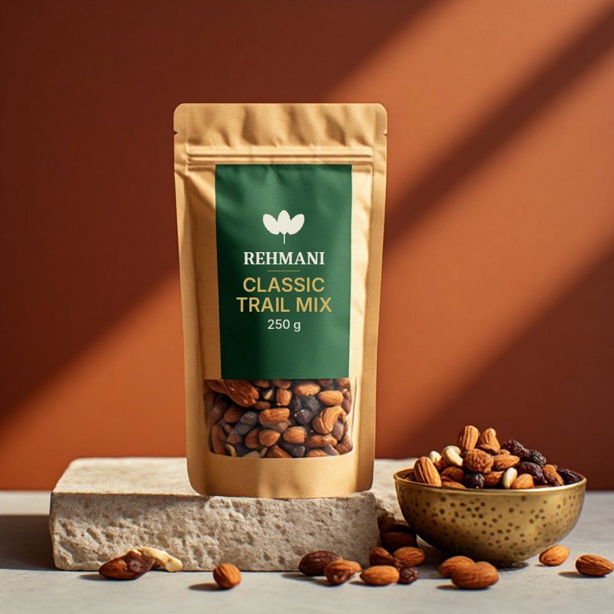 Rehmani Classic Trail Mix – 250 g kraft pouch