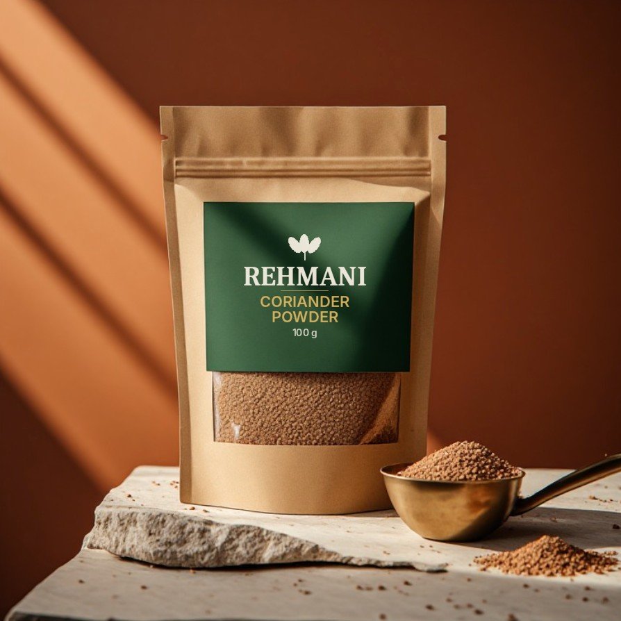 Rehmani Coriander Powder – 100 g kraft pouch