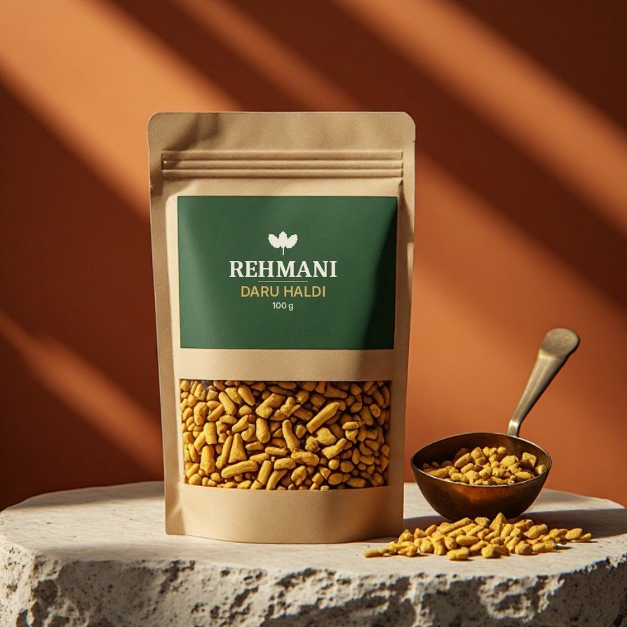 Rehmani Daru Haldi (Berberis Root) – 100 g kraft pouch