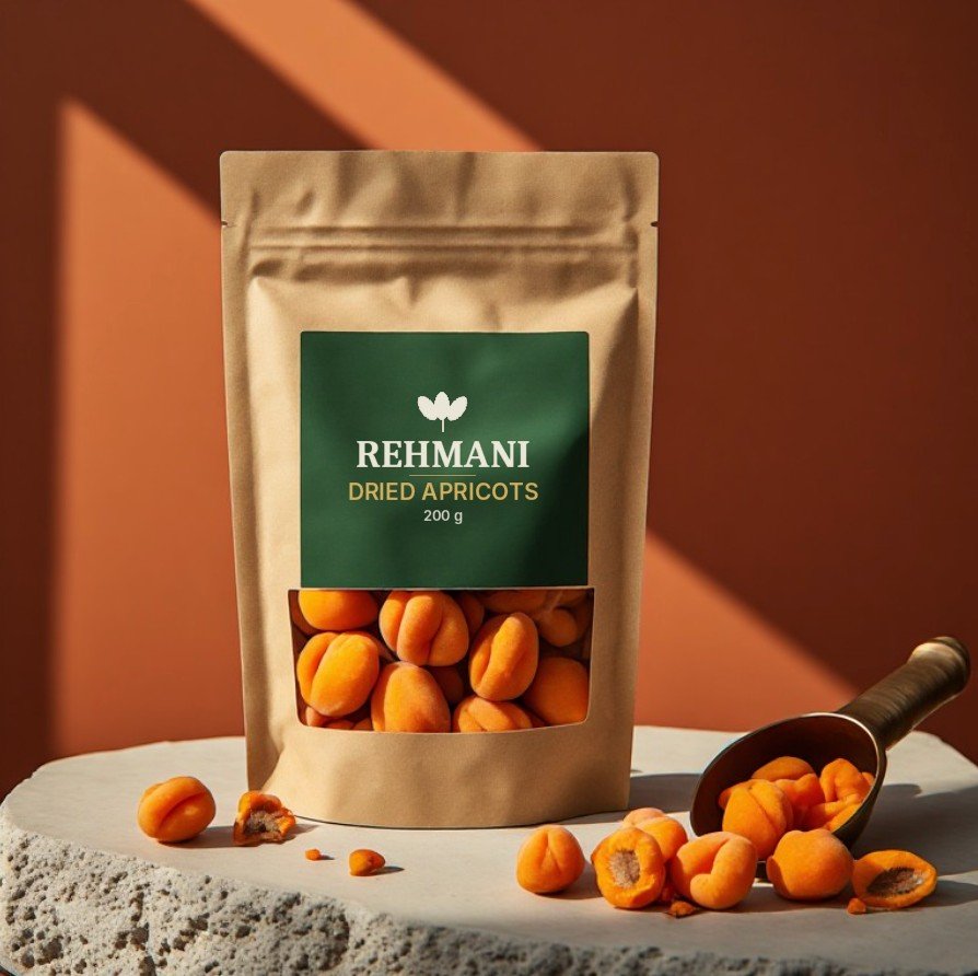 Rehmani Dried Apricots – 200 g kraft pouch