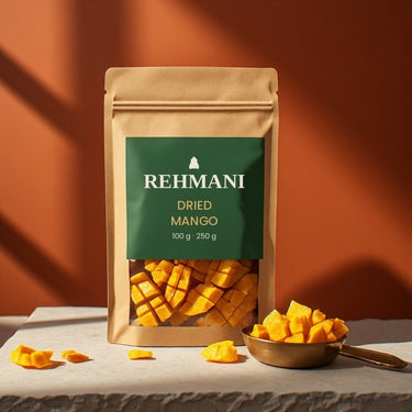 Rehmani Dried Mango kraft pouch