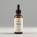 Rehmani Fennel Oil in an amber glass dropper bottle