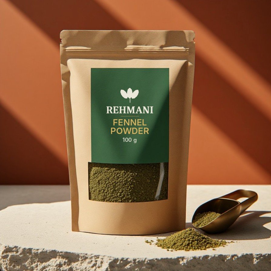 Rehmani Fennel Powder – 100 g kraft pouch