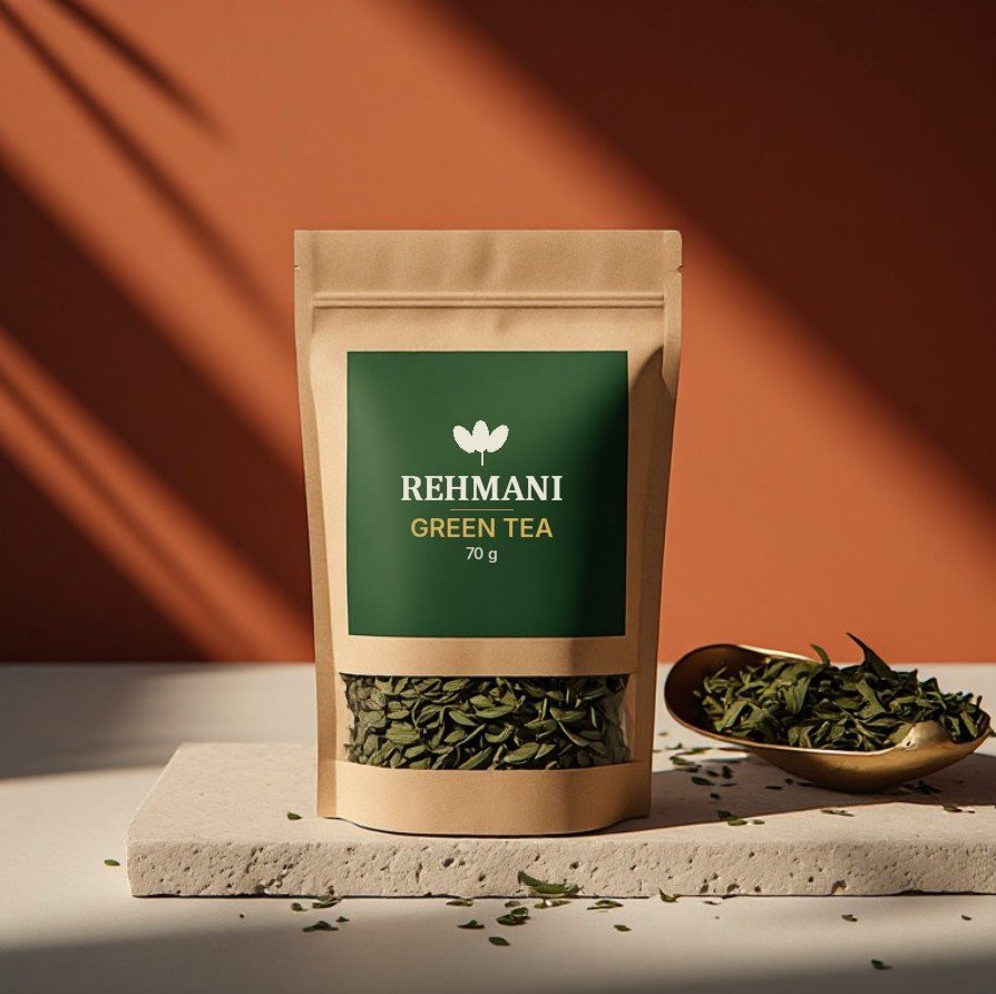 Rehmani Green Tea – 70 g kraft pouch