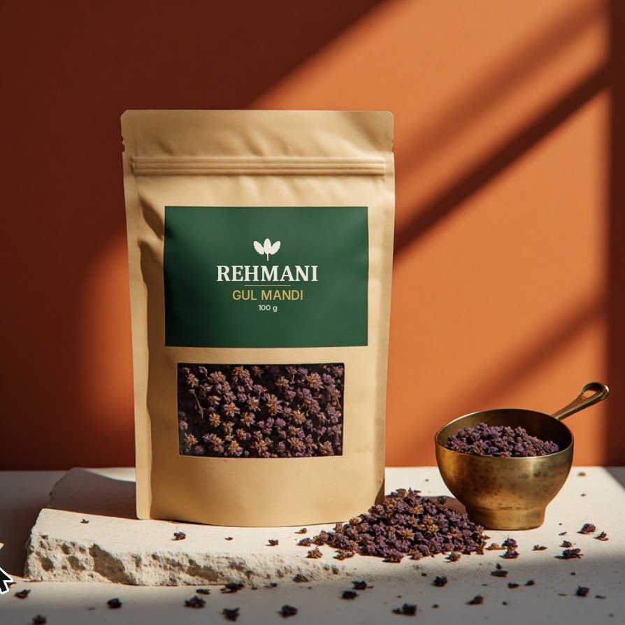 Rehmani Gul Mandi (Sphaeranthus) – 100 g kraft pouch