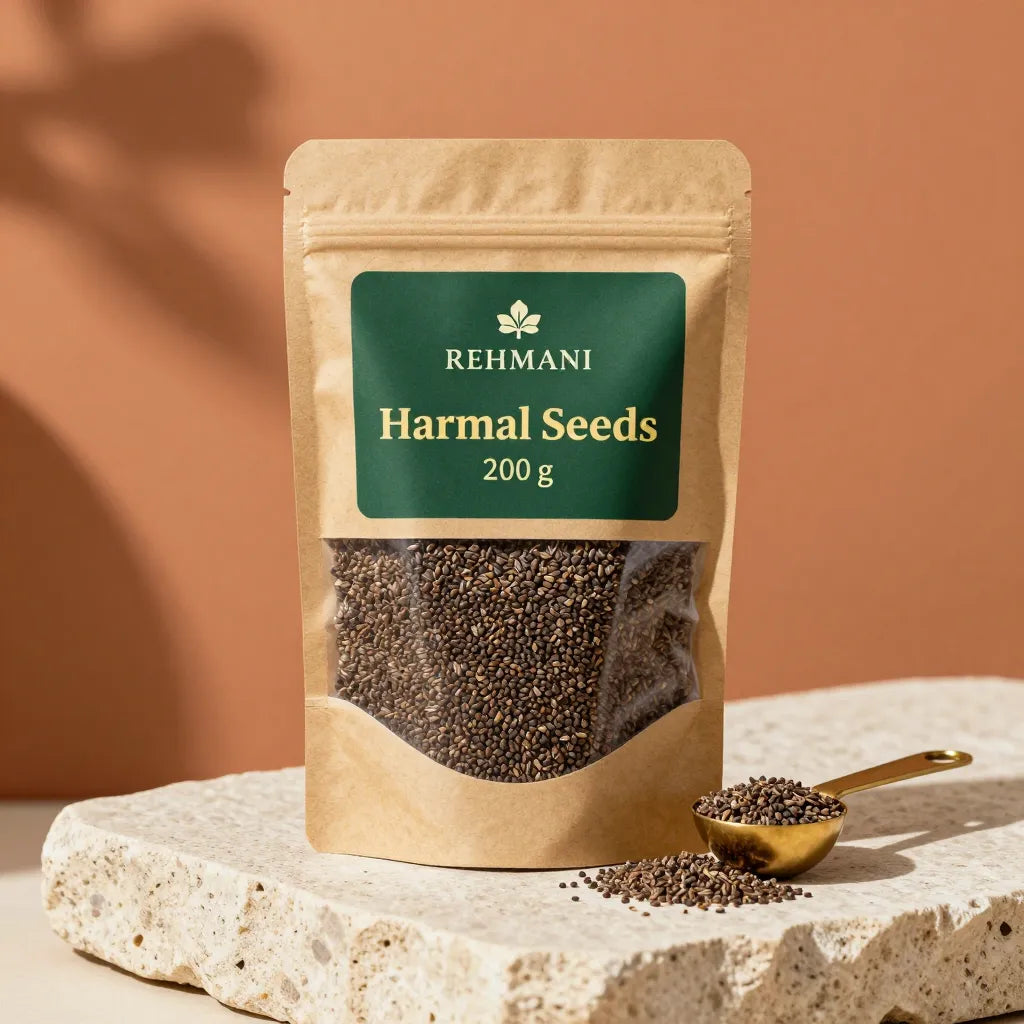 Rehmani Harmal Seeds – 200 g kraft pouch