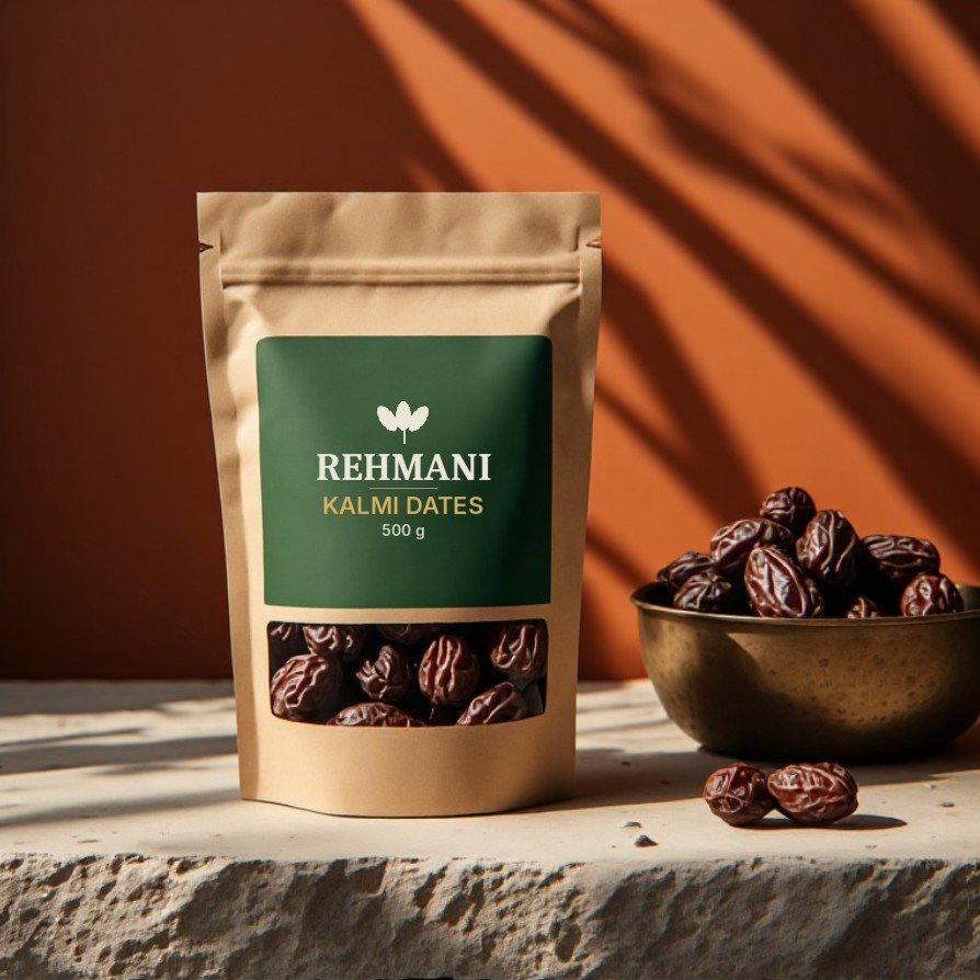 Rehmani Kalmi Dates – 500 g kraft pouch