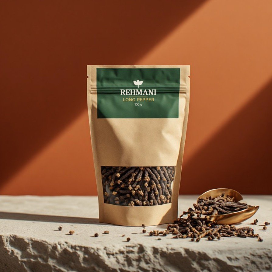 Rehmani Long Pepper – 100 g kraft pouch