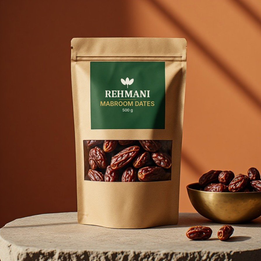 Rehmani Mabroom Dates – 500 g kraft pouch
