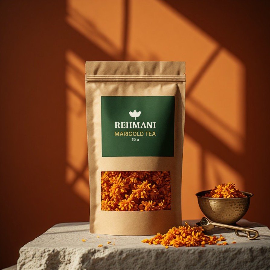 Rehmani Marigold Tea – 50 g kraft pouch