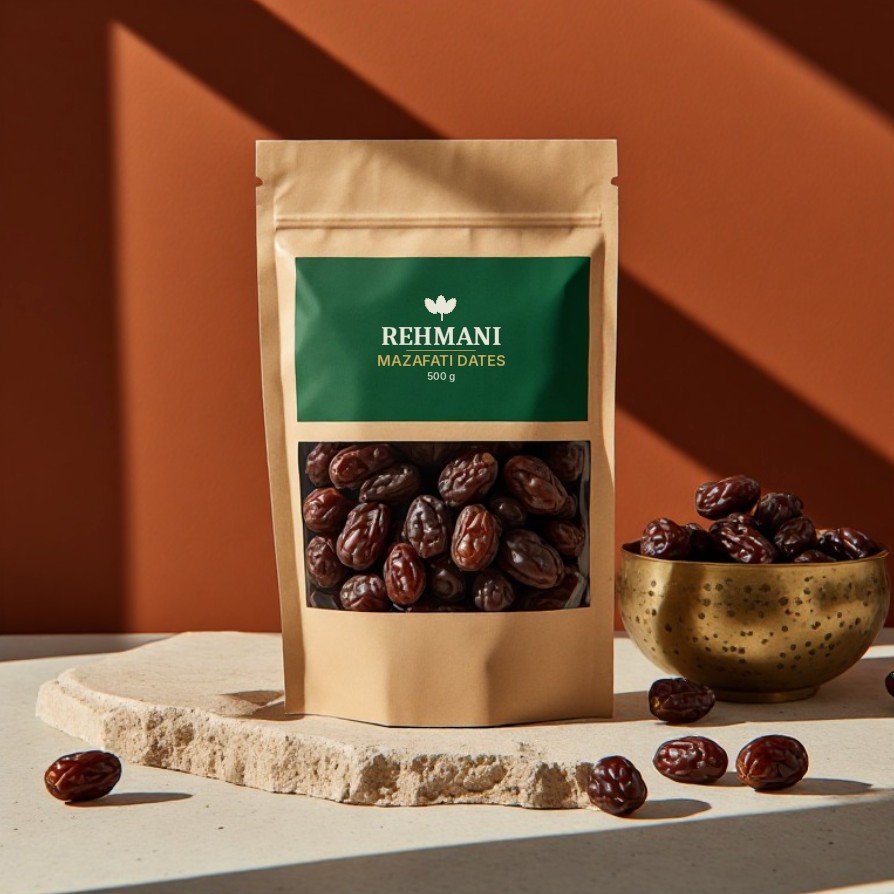 Rehmani Mazafati Dates – 500 g kraft pouch