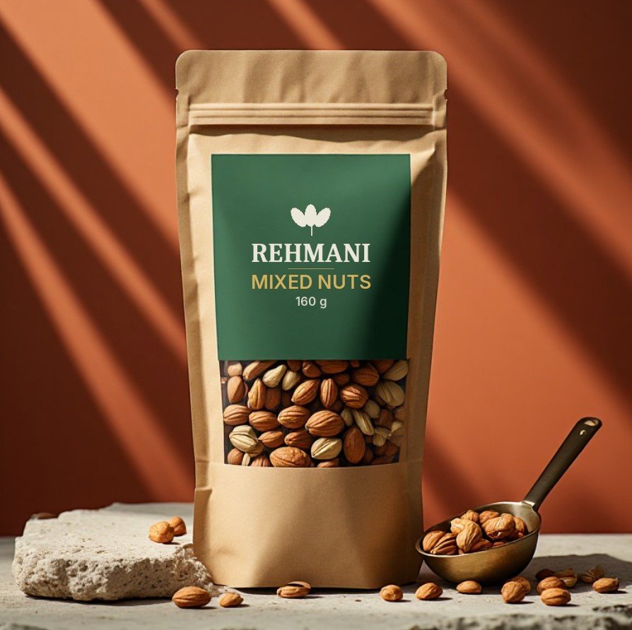 Rehmani Mixed Nuts – 160 g kraft pouch