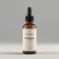 Rehmani Oregano Essential Oil in an amber glass dropper bottle