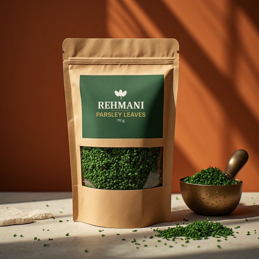 Rehmani Parsley Leaves – 70 g kraft pouch