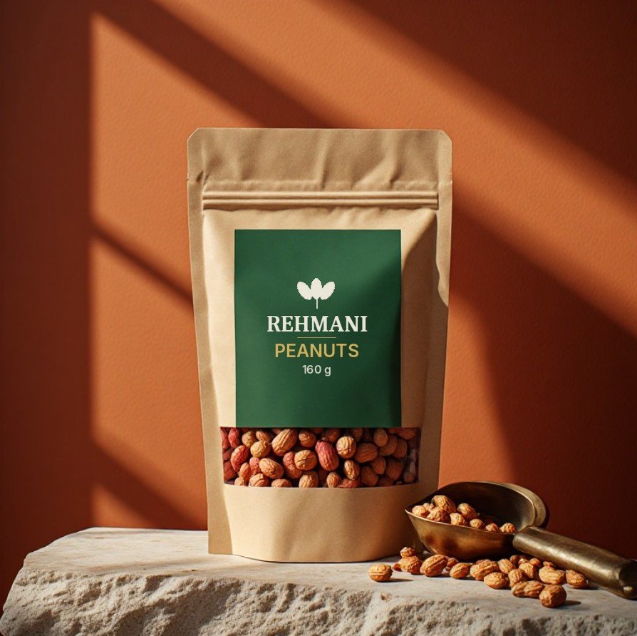 Rehmani Peanuts – 160 g kraft pouch