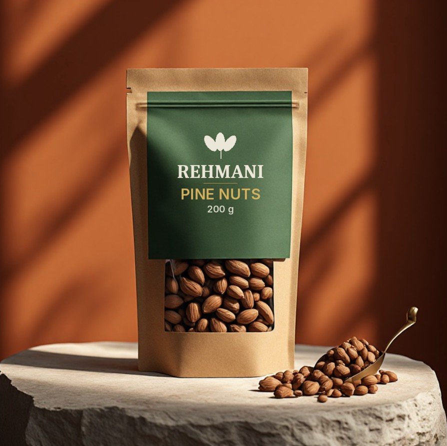 Rehmani Pine Nuts – 200 g kraft pouch