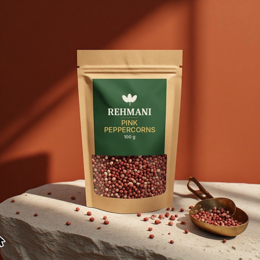 Rehmani Pink Peppercorns – 100 g kraft pouch