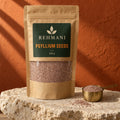 Rehmani Psyllium Seeds (Ispaghol beej) 225 g kraft pouch with brass scoop