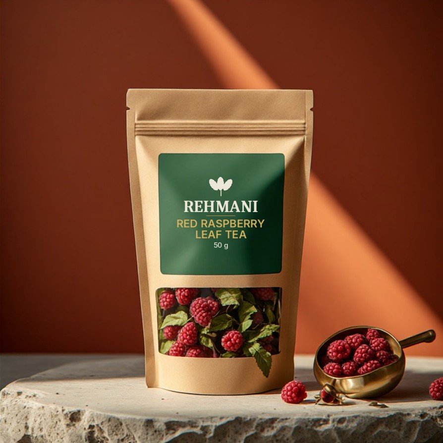 Rehmani Red Raspberry Leaf Tea – 50 g kraft pouch