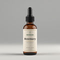 Rehmani Rosemary Essential Oil in an amber glass dropper bottle