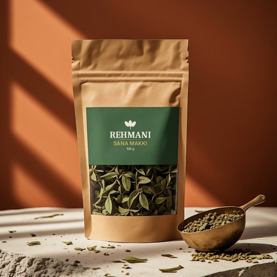 Rehmani Sana Makki (Senna Leaves) – 100 g kraft pouch