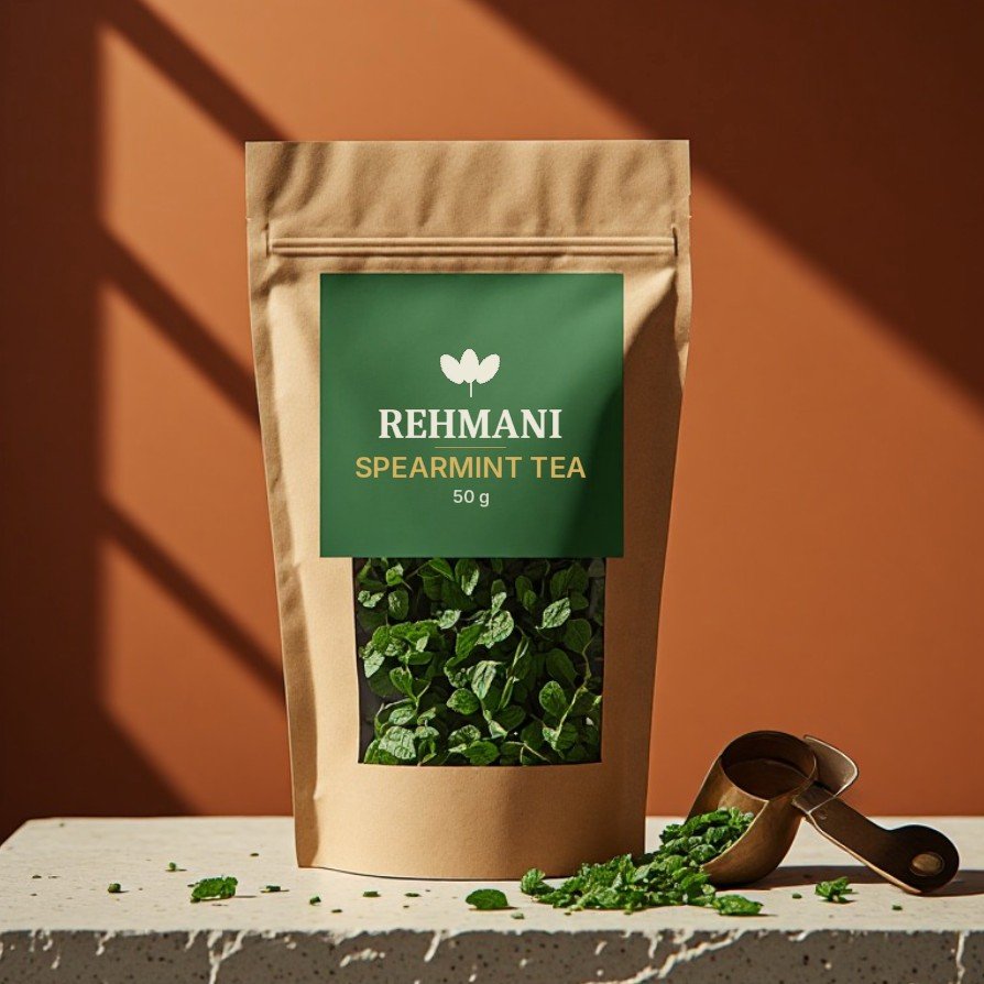 Rehmani Spearmint Tea – 50 g kraft pouch