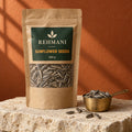Rehmani Sunflower Seeds (Surajmukhi beej) 200 g kraft pouch with brass scoop