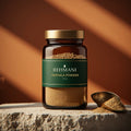 Rehmani Triphala Powder 125 g in a premium amber glass jar