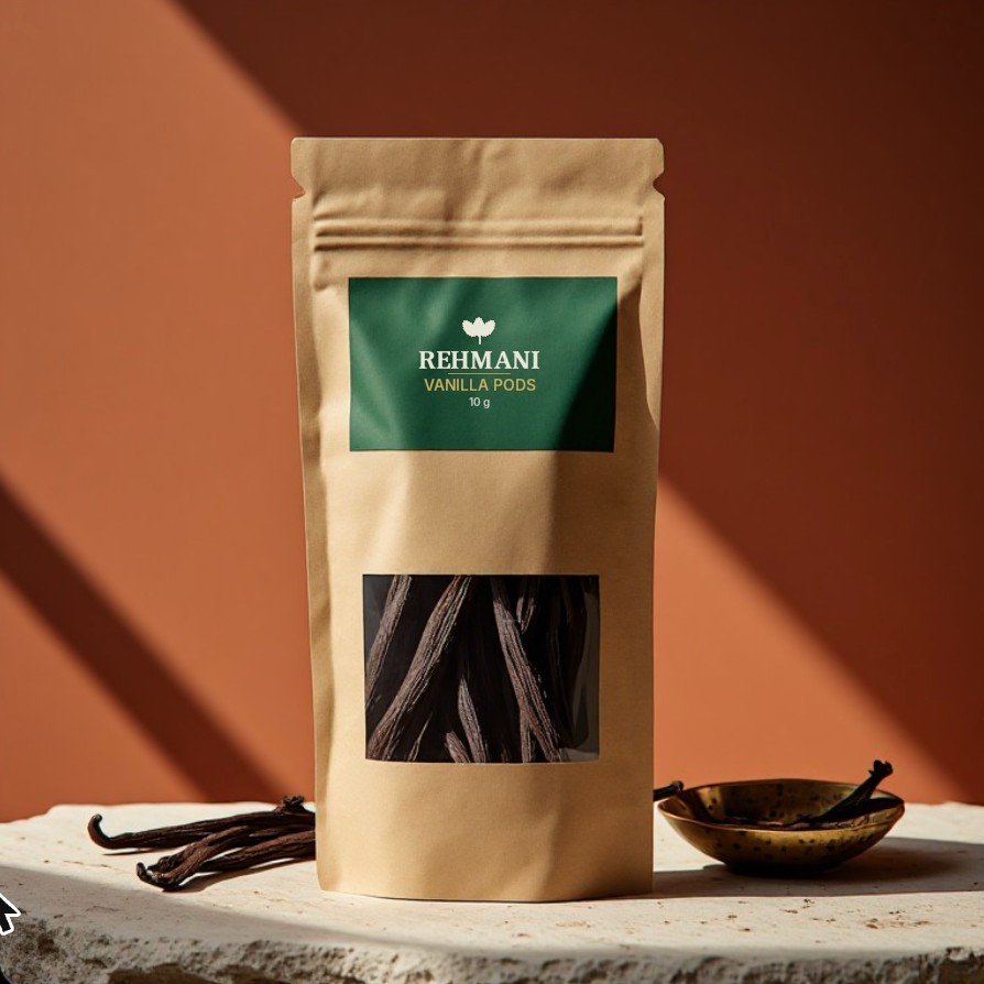 Rehmani Vanilla Pods – 10 g kraft pouch