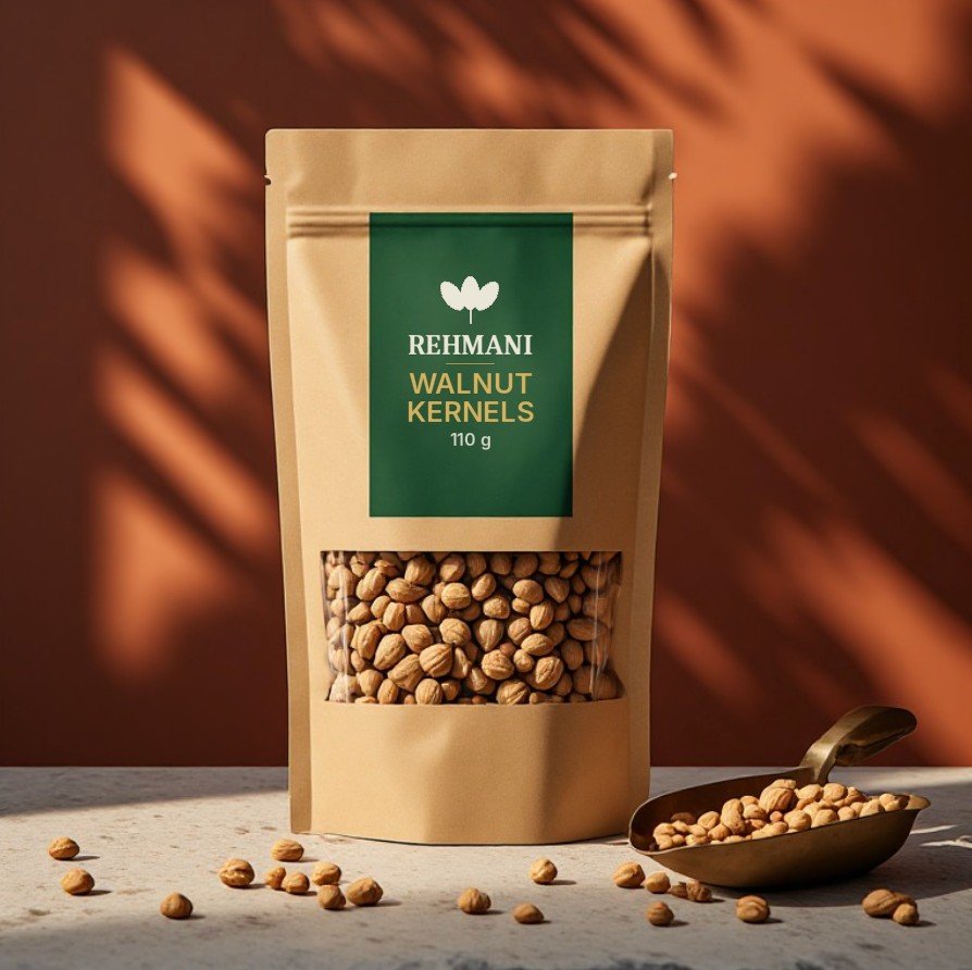 Rehmani Walnut Kernels – 110 g kraft pouch
